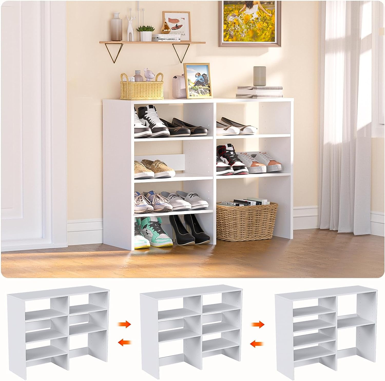 https://i5.walmartimages.com/seo/Adjustable-Shoe-Cabinet-HAIOOU-Wooden-Rack-Entryway-Closet-Free-Standing-Organizer-5-Shelves-10-15-Pairs-Sneakers-High-Heels-27-5-x-11-8-35-43inch-Wh_4ade26ce-1950-4c29-9b2f-7987edf4677f.1d5e5c1bfbd1a0f70f96eb8c41f7256f.jpeg