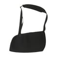 thumbnail image 1 of Adjustable Shoulder Arm Sling - Elbow Support Wrist Wrap for Fractures/Injuries, Reversible, Breathable Mesh, Black, One Size, 1 of 5