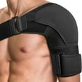 thumbnail image 1 of Adjustable Shoulder Brace for Men, Both Left and Right Arm, Pain Relief for Torn Rotator Cuff, Compression Support Sleeve for Dislocation, Bursitis, Tendonitis, Black, Large, 1 of 7