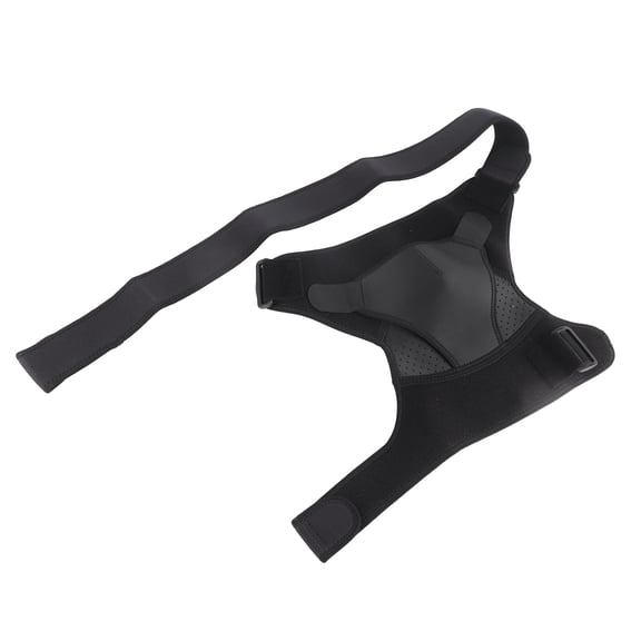 Adjustable Shoulder Brace Strap Support Sleeve for Pain Relief Breathable Arm Immobilizer Wrap for Dislocation Tear Strains Recovery Stability Compression Support for Men Women (10 Inches / 25.4 cm)