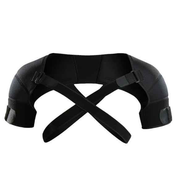 Adjustable Shoulder Support Strap Double Bandage Cross Compression Shoulder Brace Protector Strap Posture Correction Bandage