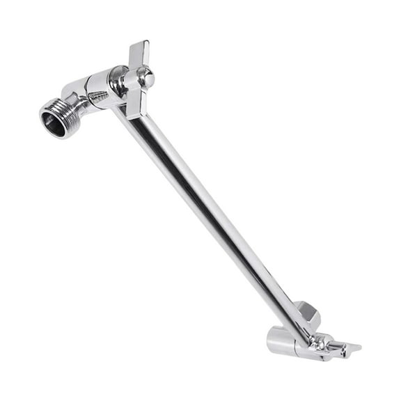Adjustable Shower Arm Extender & Brackets, Stainless Steel Extension Rod with Top Sprays for Bathroom Hardware Upgrade