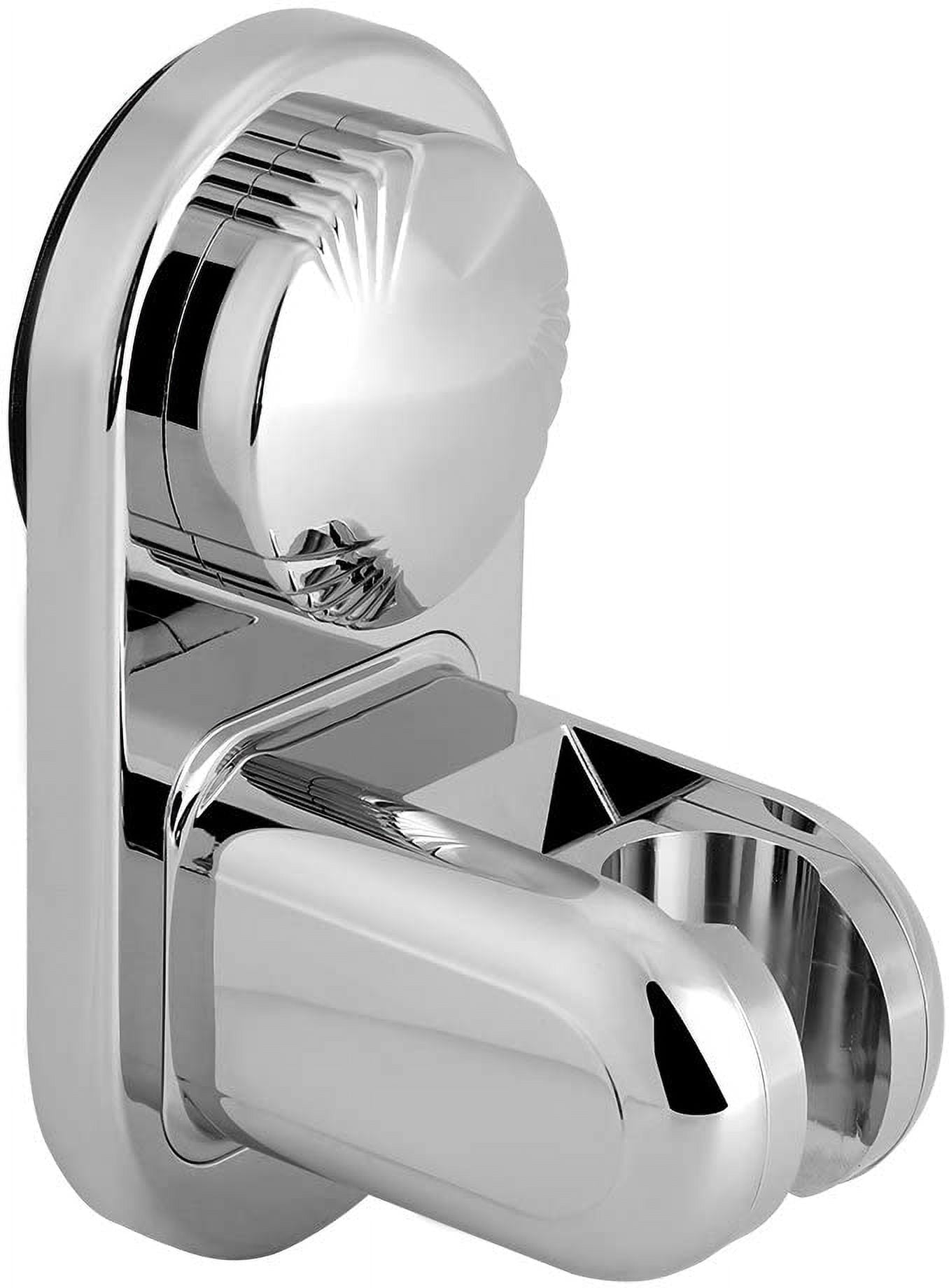 Adjustable Shower Bracket No Drilling, Swivel Suction Cup Bathroom