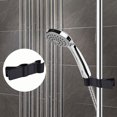 thumbnail image 1 of Adjustable Shower Bracket for Slide Bar, Universal 22-25MM O.D, Rail Bracket Slider Clamp, Alloy Material, 45 Degree Rotation, Easy Installation, Bathroom Replacement Part, 1 of 8