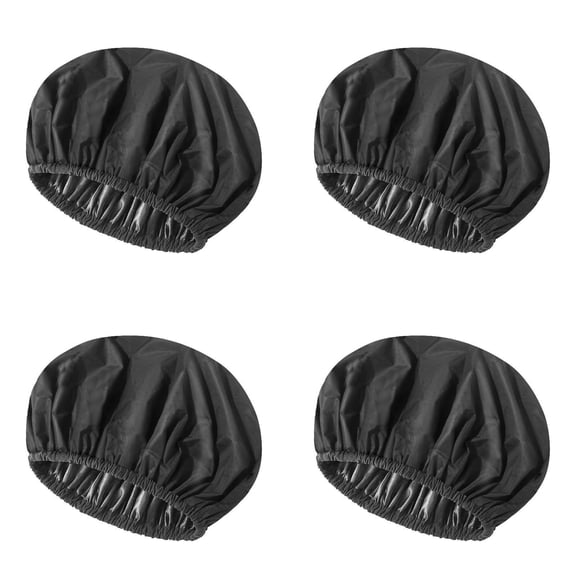 Adjustable Shower Cap Washable Reusable Extra Large Bathroom Head Cover Man Women Elastic Bathing Hair Cap for All Hair Lengths 4PCS