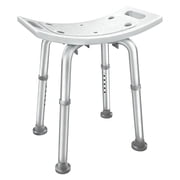 Shower Stool 300LBS Adjustable Non Slip Curved Bath Seat for Seniors Disabled Pregnant