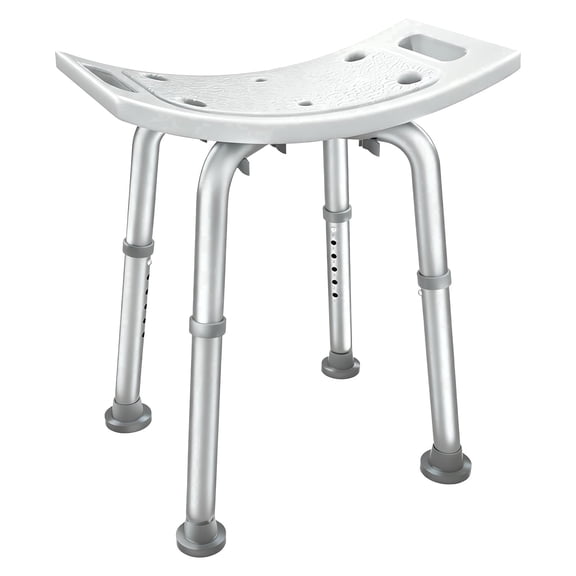 Shower Stool 300LBS Adjustable Non Slip Curved Bath Seat for Seniors Disabled Pregnant