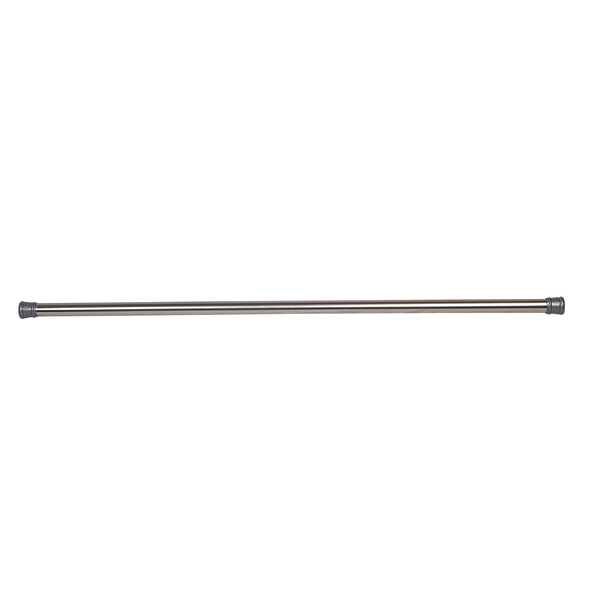 Design House Steel 42"-72" Expandable Tension Shower Curtain Rod