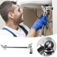thumbnail image 1 of Adjustable Shower Head Extension Arm 10 Inch Solid Brass Universal Pipe Height Extension with Locking Joint for Rain Showerheads, 1 of 8