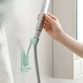 thumbnail image 1 of Adjustable Shower Head Holder - No Drill Wall Mount Shower Bracket - Universal Shower Arm Support for Bathroom - Angle Adjustable Durable Plastic Construction, 1 of 6