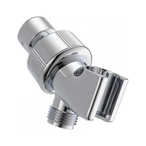 Adjustable Shower Head Holder For Hand Held Showerheads Universal Wall Mount Bracket With Hook For Shower Arm Installation