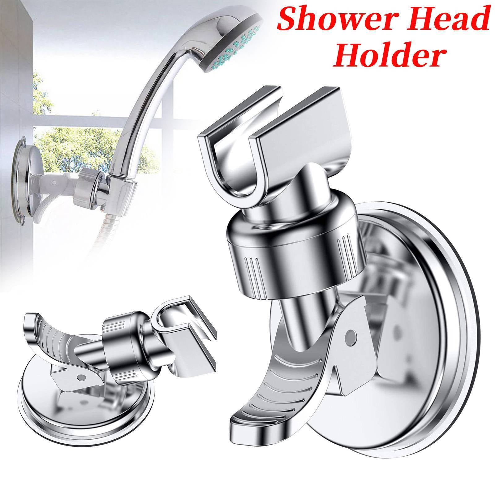 Adjustable Shower Head Holder Suction Cup Handheld Wall Mount Bathroom