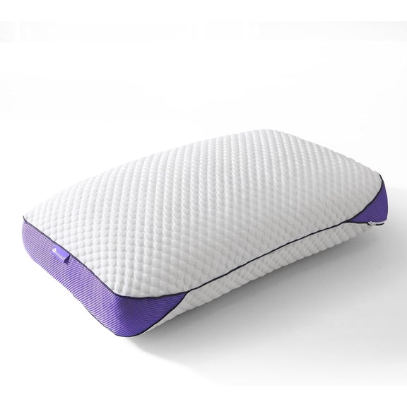 Adjustable Shredded Memory Foam Queen Size, Cooling Bed for Sleeping with Removable Cover, Medium for Side Stomach & Back Sleepers, 1 Pack 20"x28"