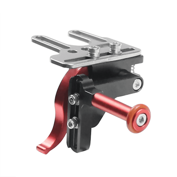 Adjustable Shutter Trigger Rod Camera Extension Lever Trigger Mount Adapter for SLR Camera Mount Accessories, Black red