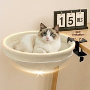 Cat Desk Bed, DOMIPET Ergonomic Side Table Cat Bed for Remote Workers, Gamers, and Office Staff – Comfortable Cat Bed