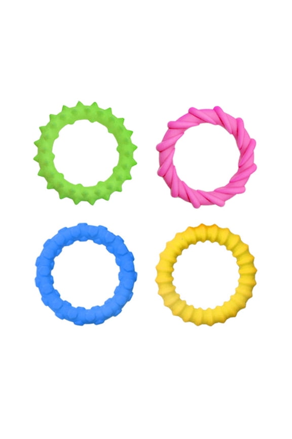 Adjustable Silicone Bracelets Set Sensory Texture Wristband for Stress Reduction
