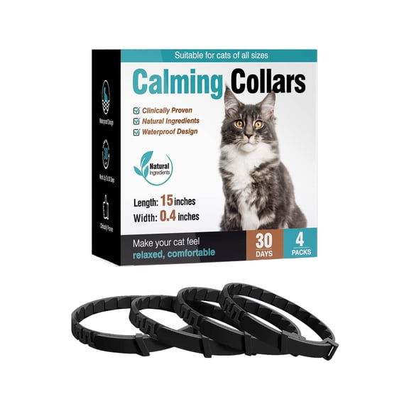 Adjustable Silicone Pet Calming Collar Soothing Anxiety Relief Neck Collar Suitable for Cats Dogs Gentle Cozy Wear Reduce Pet Nervousness Daily Unwind Supplies