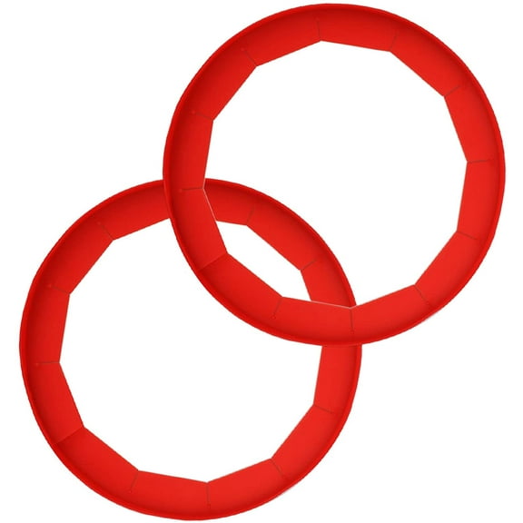 Adjustable Silicone Pie Crust Shields - Baking Protectors Cover Ring Fits 8-11.4 Inch Pies