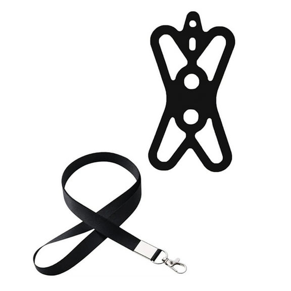 Adjustable Silicone Rope Phone Straps Secure Not Drop Mobile Phone Lanyard Easy to Carry for Everyday Phone Security