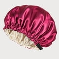 thumbnail image 1 of Adjustable Silk Bonnet Satin Bonnet for Sleeping Women Men, Adjustable Double Layer Hair Bonnet for Curly Braids Reduce Frizz, 1 of 8