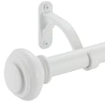 thumbnail image 1 of Adjustable Single Curtain Rod Matte White 36"-72" For Bedroom Living Room Window Decoration, 1 of 7