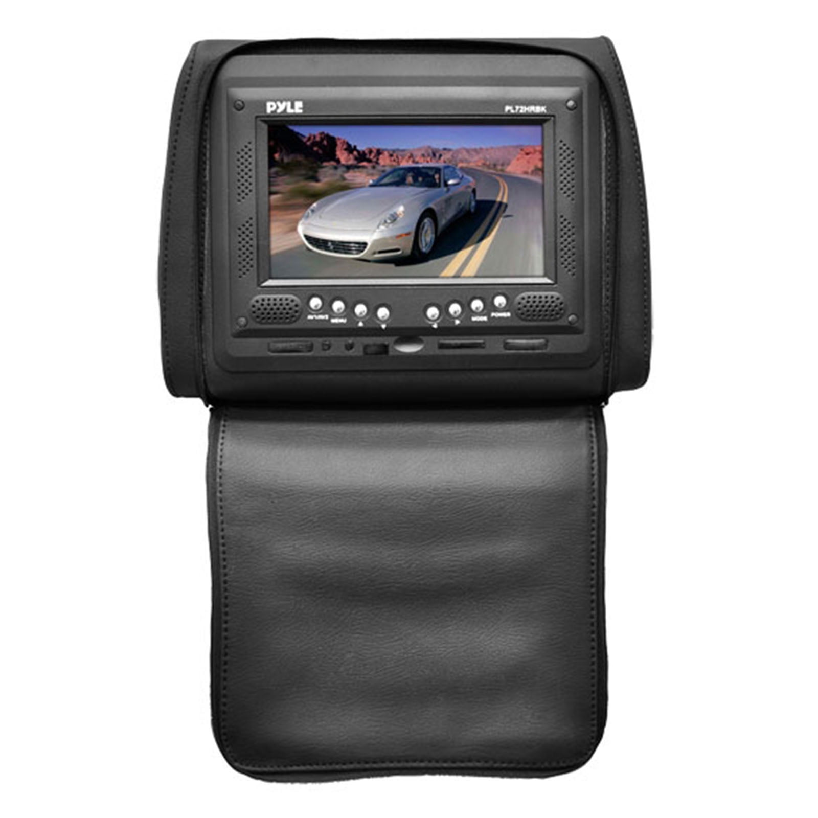 Adjustable Single Headrest w/ BuiltIn 7" TFT/LCD Monitor W/IR