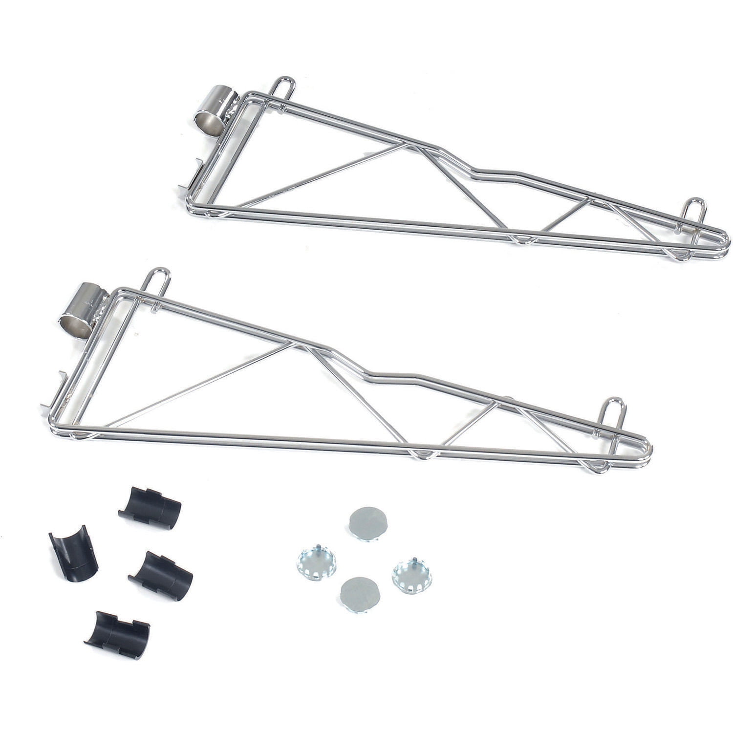 Nexel Chrome Adjustable Single Shelf Post Bracket 18""D