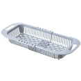 thumbnail image 1 of Adjustable Sink Colander Basket - Multipurpose Kitchen Utensil Strainer for Plates, Vegetables Cups - Telescopic Dish Drying Rack Organizer, 1 of 4