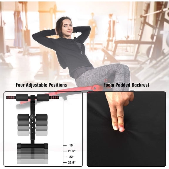 Adjustable Sit  ,  Slant Decline Incline  for Home Gym Strength Training