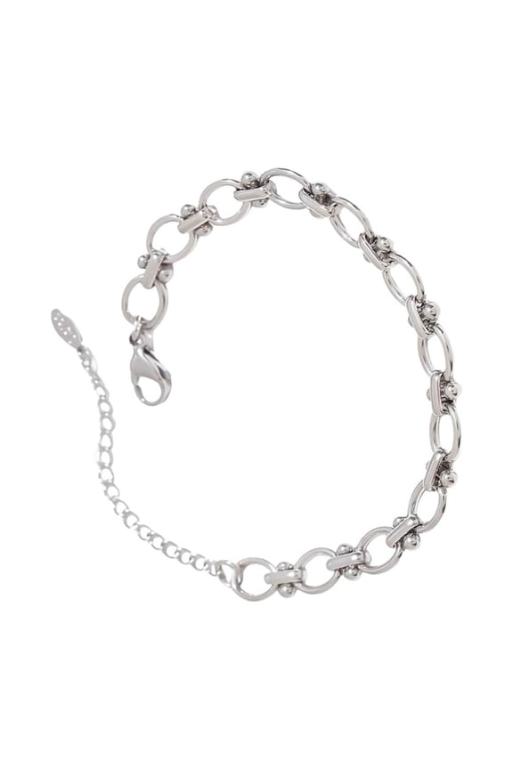 Adjustable Size Bangle Contemporary Wristband Handmade Stainless Steel Jewelry Trendy Minimalist Wrist Accessory