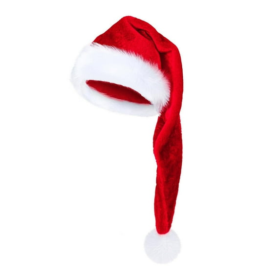 Adjustable Size Santa Hat Holiday Headwear Unisex Santa Hat Party Santa Hat