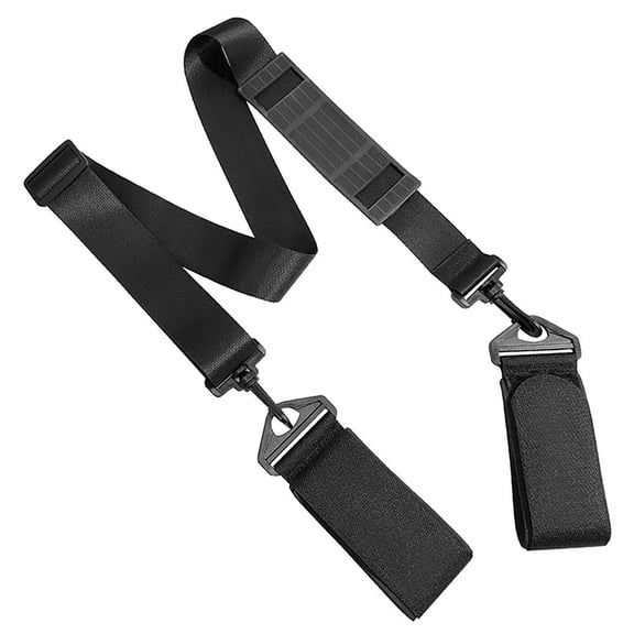 Adjustable Ski Pole Carrying Strap with Anti-Slip Grip Pad