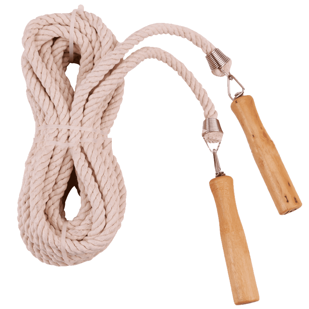 5M Long Skipping Rope For Kids, Jump Rope, Adjustable Wooden Ball Handle, Suitable For Boys And Girls 3 To 12 Years Old, Movement, Multi-Person Use Rope Jumping