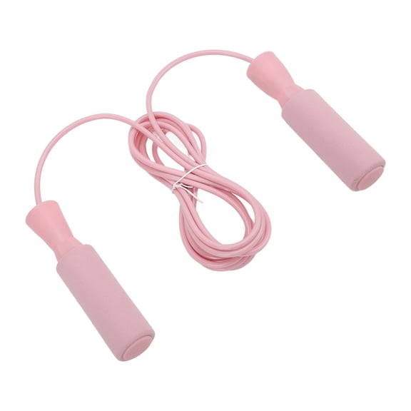 Adjustable Skipping Rope with Double Bearings 5.3 inches / 13.5 cm Handle Steel Wire Jump Rope for Cardio Fitness