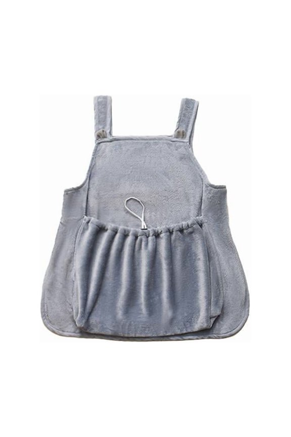 Adjustable Sleeping Bag Hands Free Sling Holder Cat Carrying Bonding Pouch for Small Dogs and Cats (Gray-)