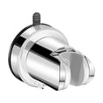 thumbnail image 1 of Adjustable Slide Bar Shower Head Holder - Removable Wall-Mount, 360° Rotation, Chrome Finish, Handheld Shower Bracket, 1 of 6