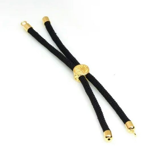 Adjustable Slide Macrame Slider Bracelet Cord Bracelet Half-finished Cord w Stop