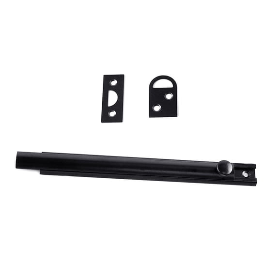 Adjustable Sliding Bolt Lock Set with 90/180 Degree Mounting Plate Rustproof Door Security Lock for Bathroom French Door