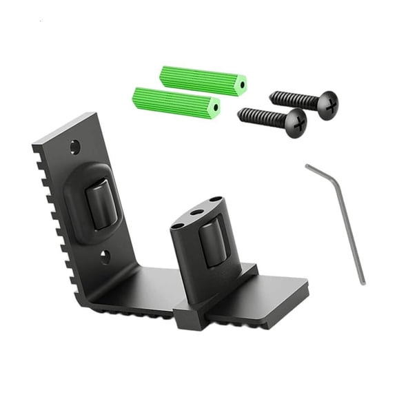 Adjustable Sliding Door Floor Guide with Anti-Sway Roller, Carbon Steel Base for Home & Smooth Motion