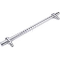 thumbnail image 1 of Adjustable Sliding Shower Glass Door Handle with Single Towel Bar - Perfect Replacement for Interior and Exterior Bathroom Doors with Adjustable Hole Distance Knobs., 1 of 7