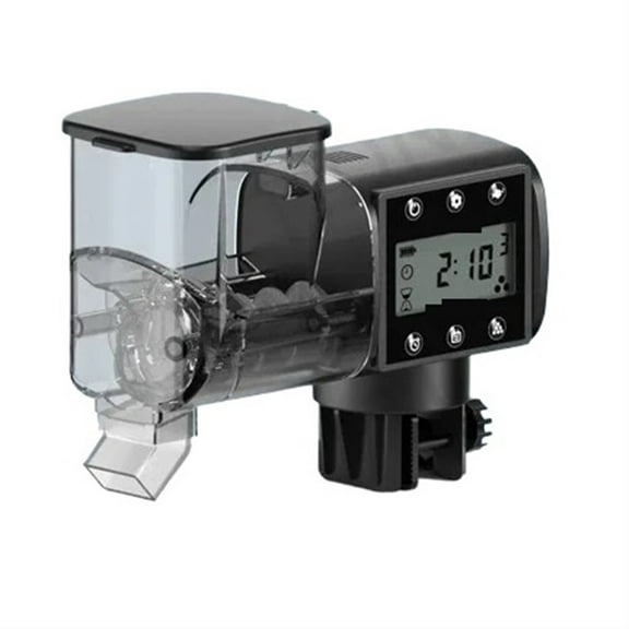 Adjustable Smart Automatic Feed Feeder With LCD Indicates Timer Automatic Fish Tank Auto Feeder Aquarium Accessories ,Easy to Install