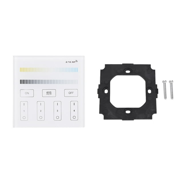 Adjustable Smart Panel for AC 90110V 2.4G Wireless 4Zone CCT LED