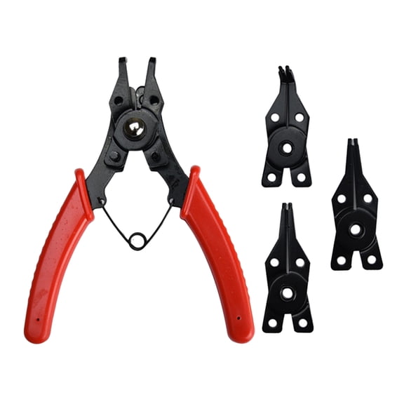 Ring Retaining Tool Remover Plier Circlip Pliers Buttons Red
