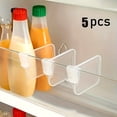 thumbnail image 1 of Adjustable Snap-On Fridge Divider Organizer – Food-Grade Plastic Shelf Separators for Refrigerator Space-Saving, Easy to Install, 1 of 7