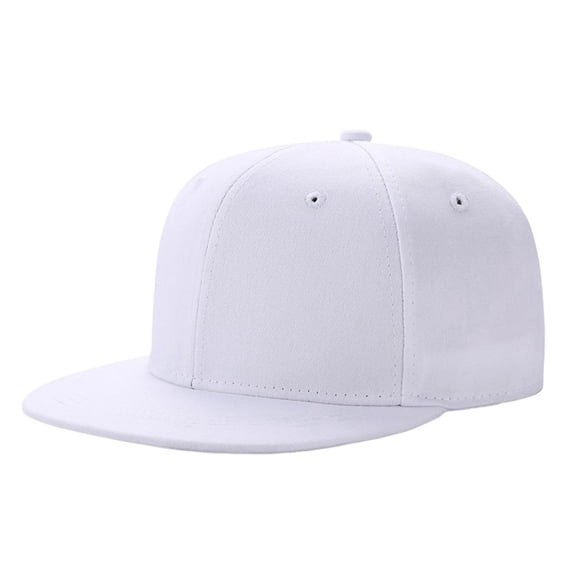 Sunshuilll Adjustable Snapback Baseball Cap for Outdoor Travel Activities, White, A