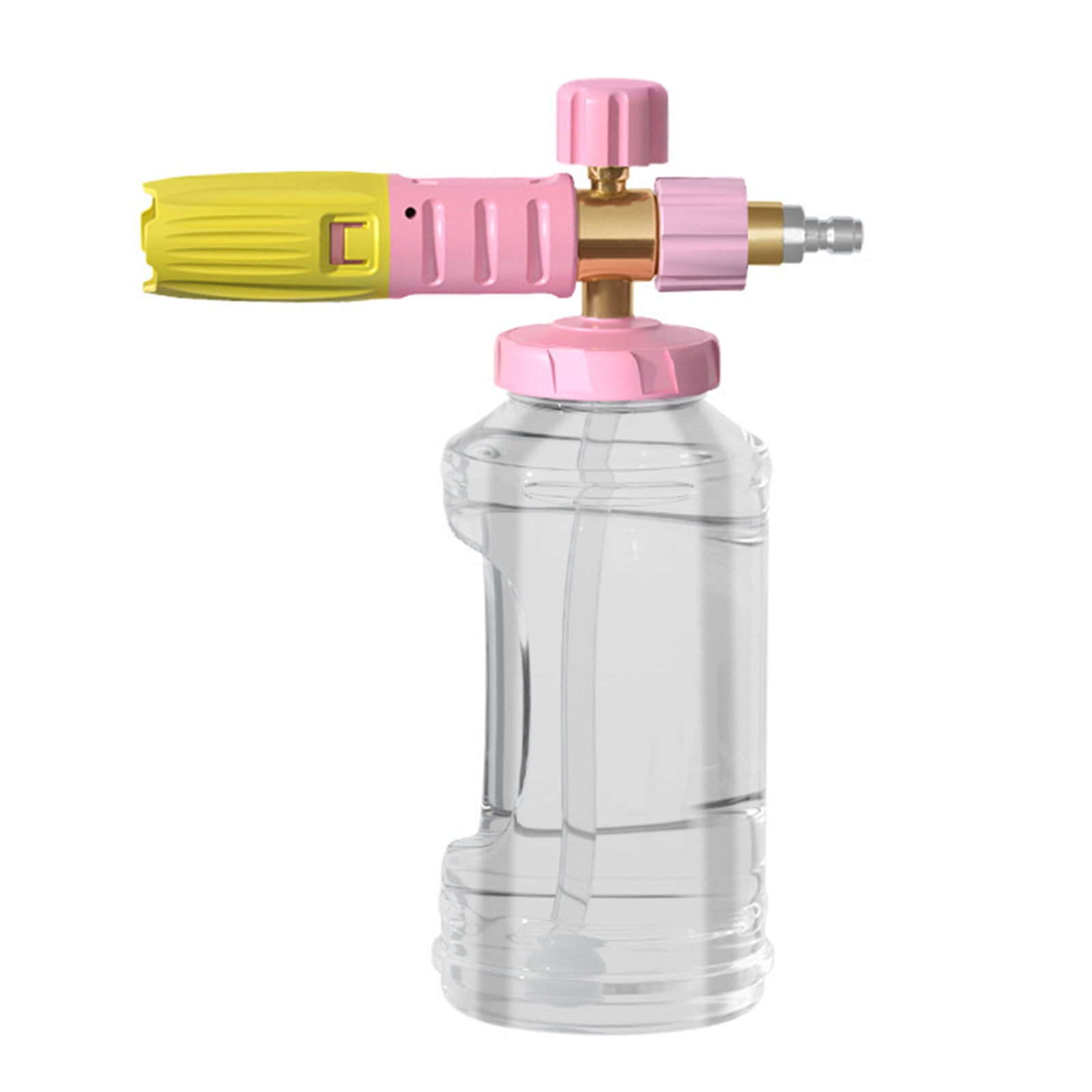 Adjustable Soap Cannons 1/4Inch Quick Connector 1.1mm Orifice Nozzler 1L Soap Dispenser Foam Cannons Snow Foam Lances