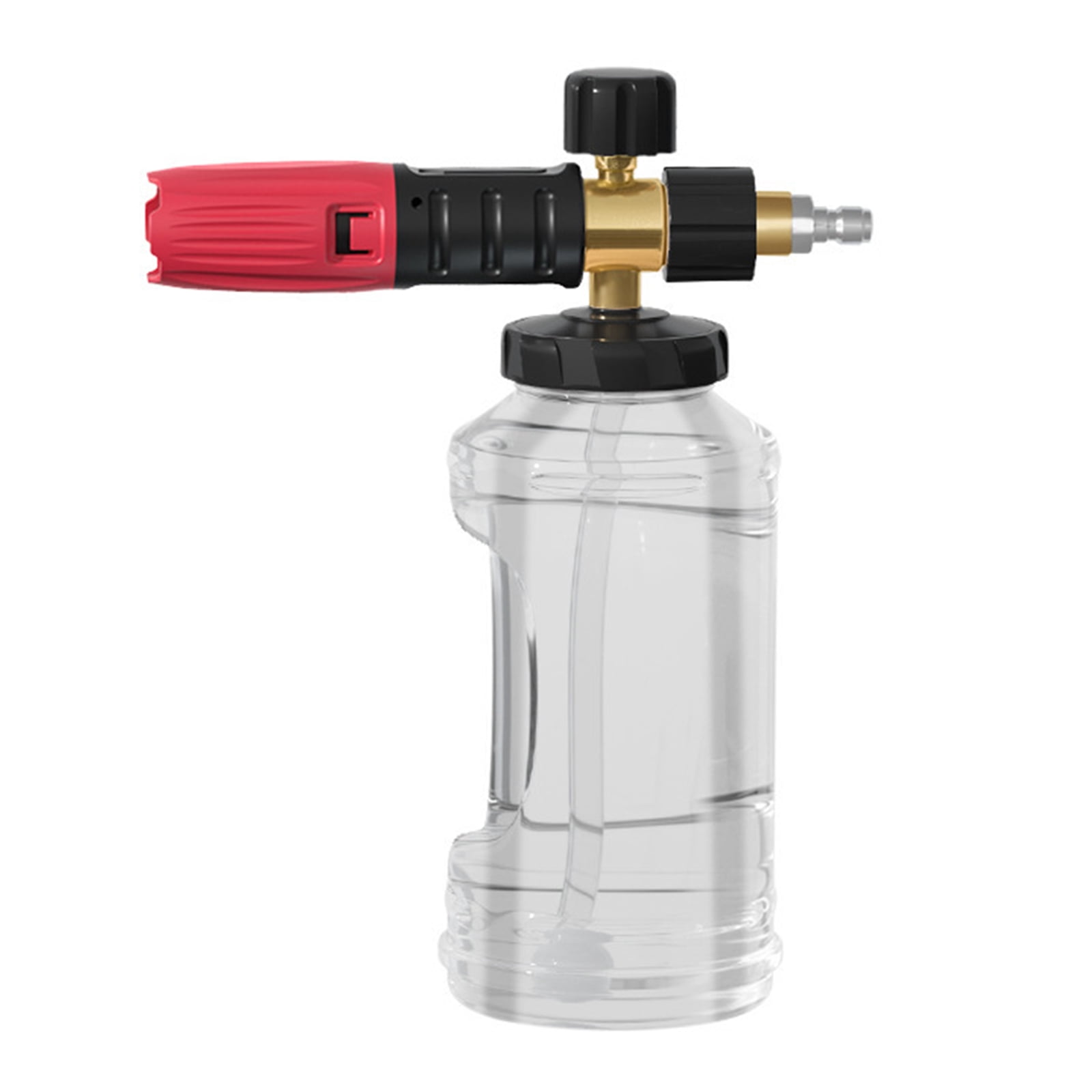 Adjustable Soap Cannons 1/4Inch Quick Connector 1.1mm Orifice Nozzler 1L Soap Dispenser Foam Cannons Snow Foam Lances