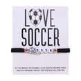 thumbnail image 1 of Adjustable Soccer Bracelet for Men/Women - Versatile Weaving Commemorative Hand Rope Gift for Any Occasion, 1 of 9