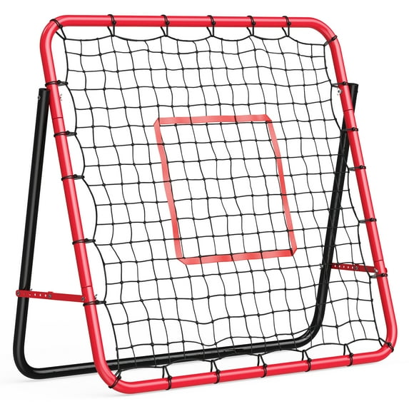 Adjustable Soccer Rebounder Football Rebound Net,Portable Soccer Rebound Net for Backyard/Field,Easy Setup