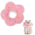 thumbnail image 1 of Adjustable Soft Cat Cone Donut Recovery Collar, Lightweight E-Collar to Stop Licking Scratching, Pet Wound Healing Protection for Cats Kittens After Surgery, 1 of 10